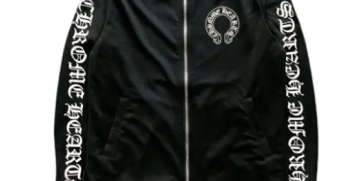 Chrome Hearts Black Horseshoe Track Jacket: A Symbol of Elite Streetwear