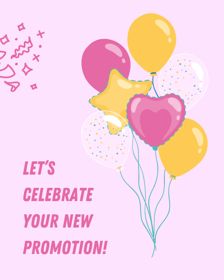 Free Promotion Cards for Office | Virtual Promotion Ecards