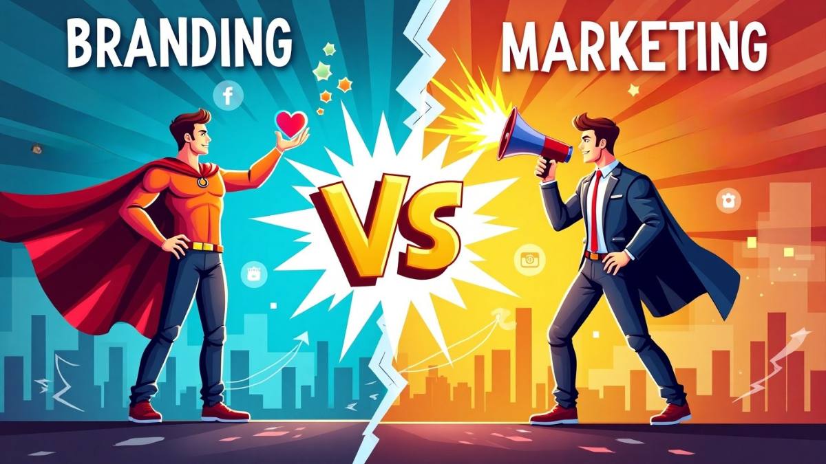 Branding vs Marketing: Main Difference in 2025