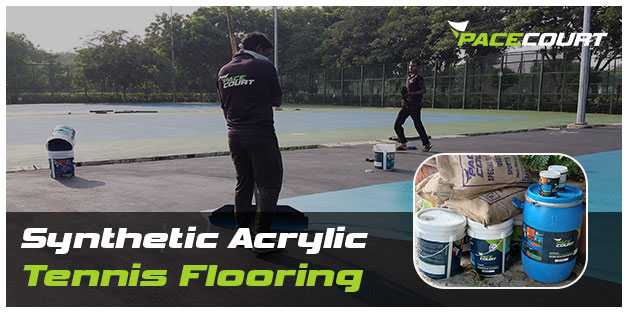 Synthetic Acrylic Tennis Court Flooring - ITF Certified | Pacecourt