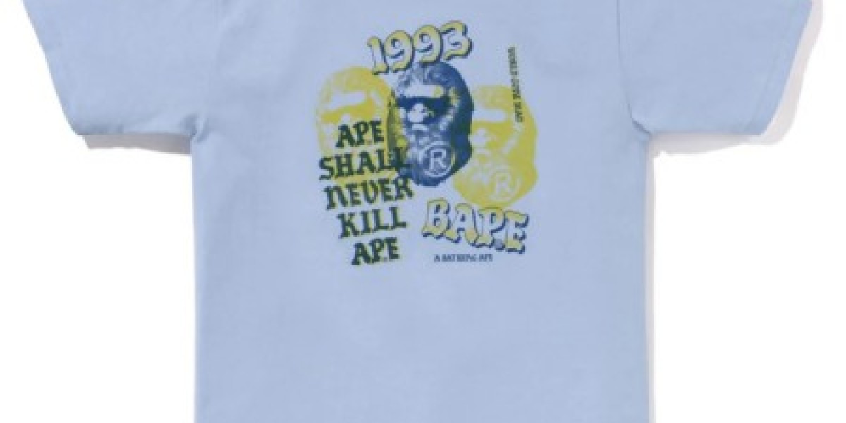 Bape White T-Shirt Pure Cotton Summer Wear: This is the Best and Most Stylish