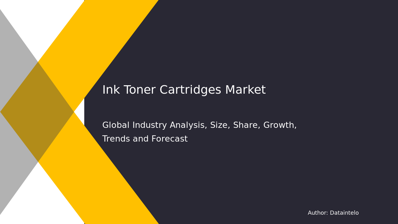 Request For Sample of Ink & Toner Cartridges Market Report | Global Forecast From 2025 To 2033
