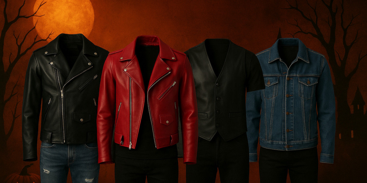 Elevate Your Halloween Style with Leather Jacket Black: