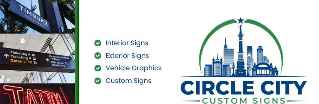 Circle city Custom Signs Cover Image