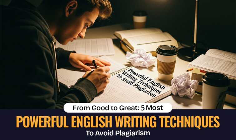 From Good to Great: 5 Most Powerful English Writing Techniques to Avoid Plagiarism