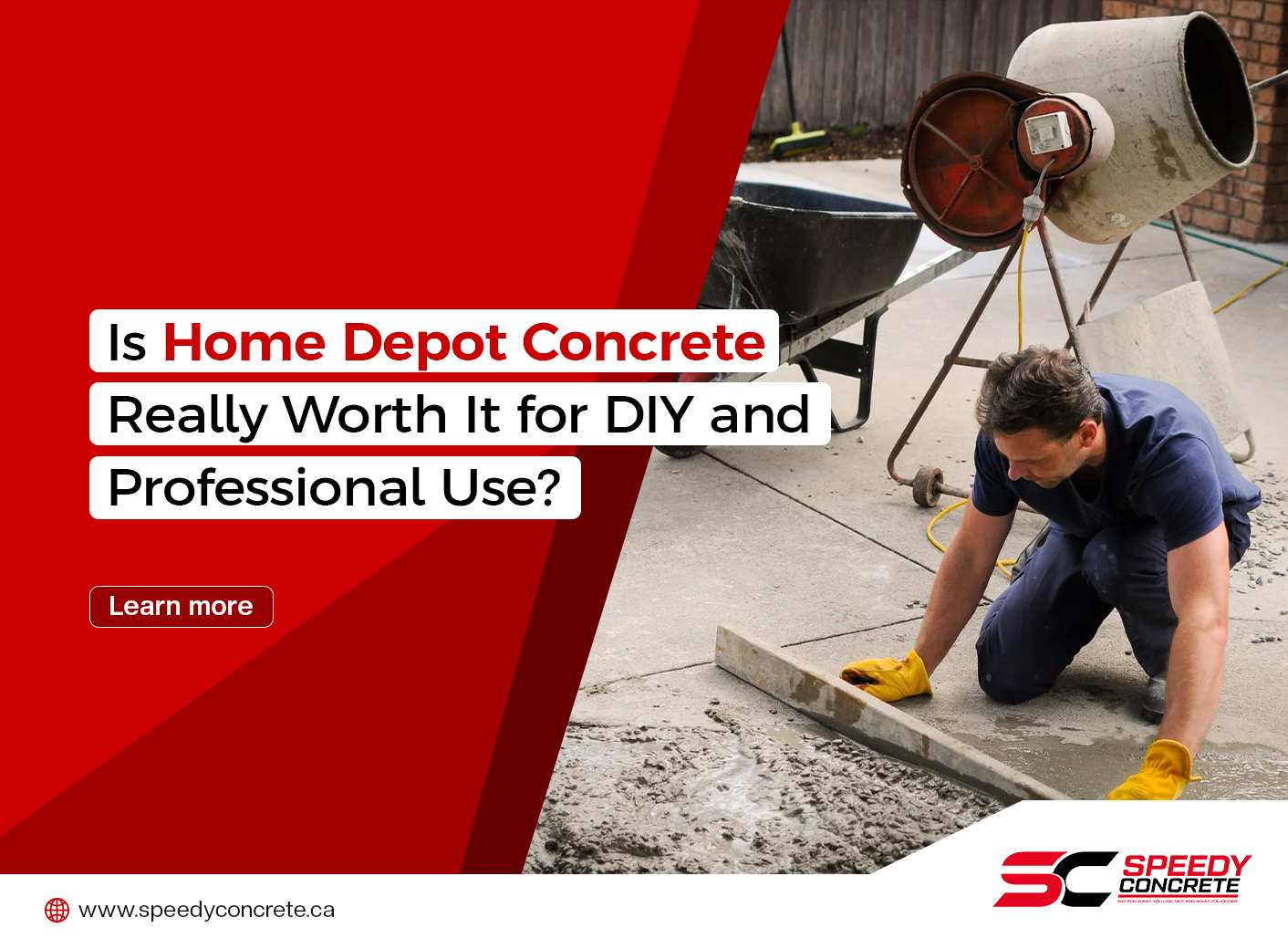Is Home Depot Concrete Really Worth It for DIY and Professional Use?