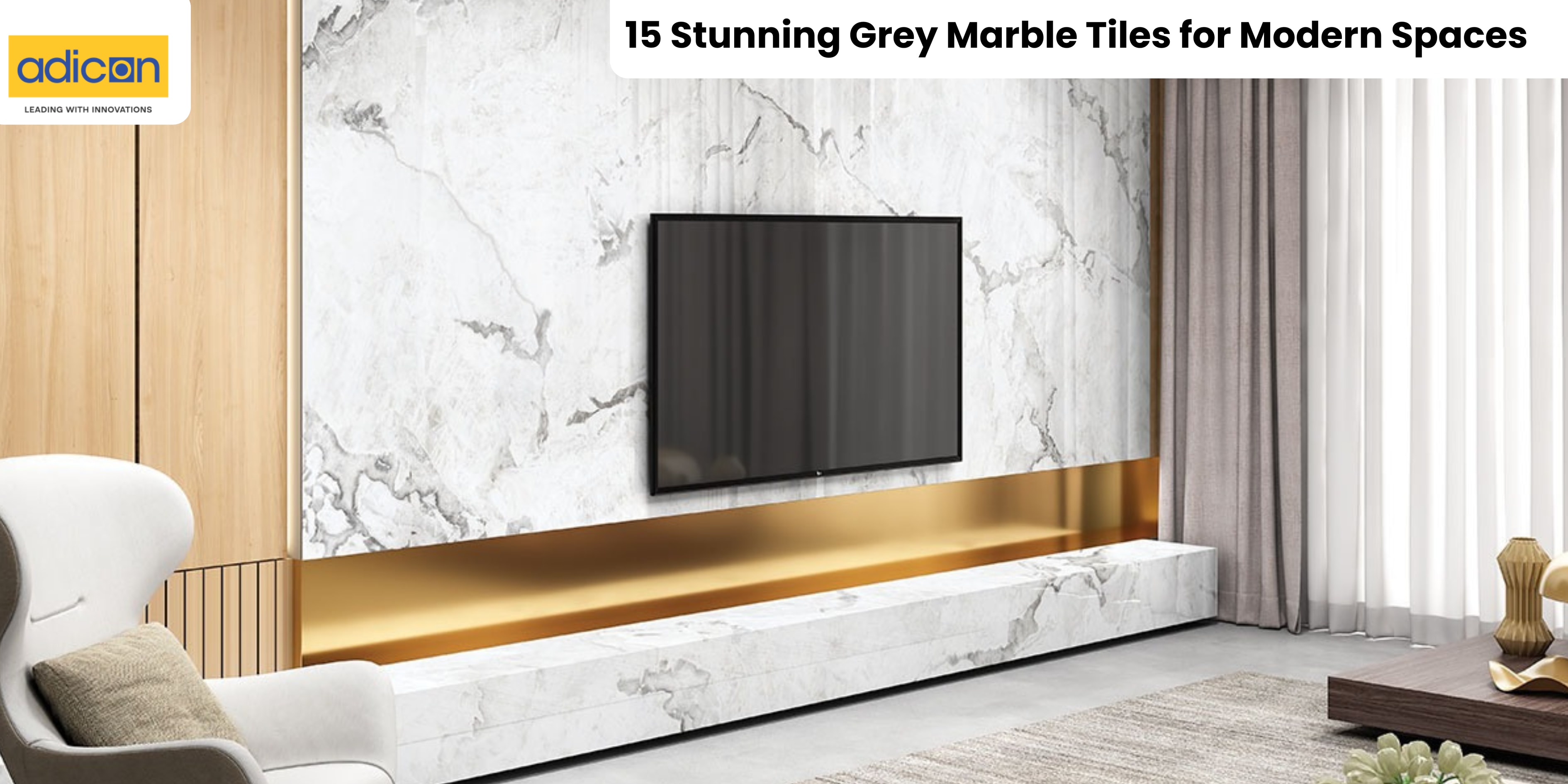 15 Stunning Grey Marble Tiles to Transform Modern Living Spaces | Lifehack