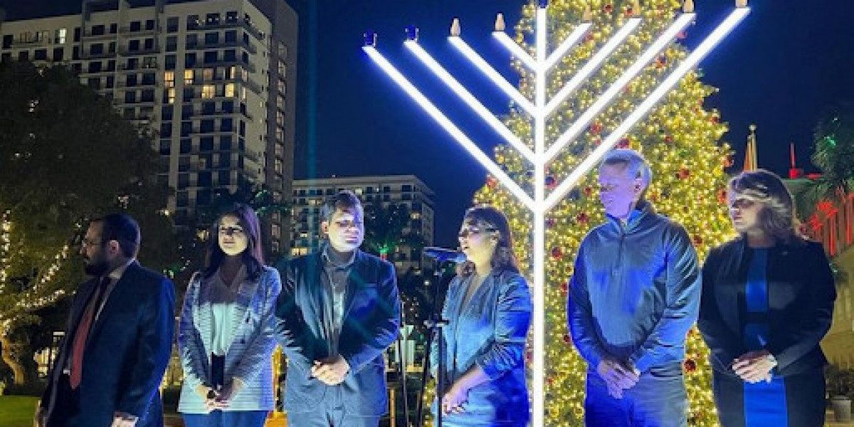 Proper Etiquette When Lighting a Large Hanukkah Menorah