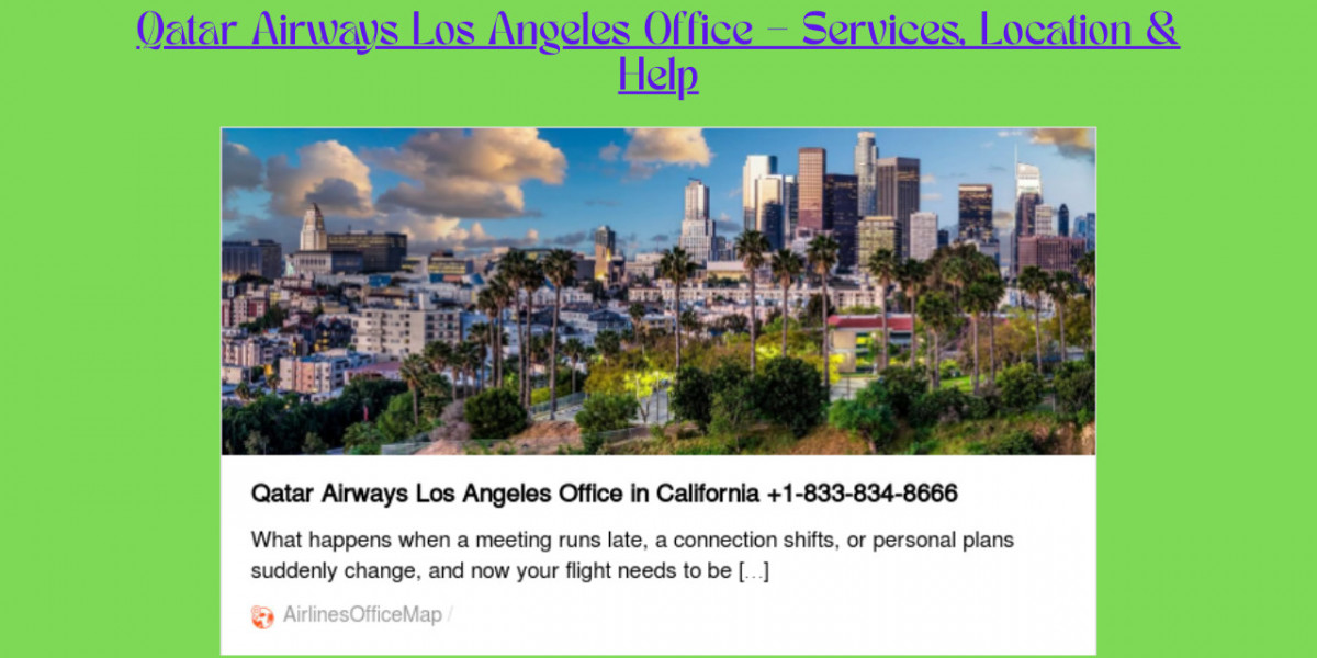 Qatar Airways Los Angeles Office – Services, Location & Help