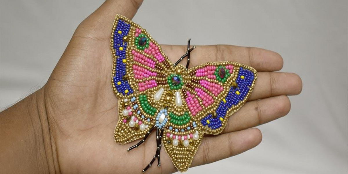 Beaded Bird Patches