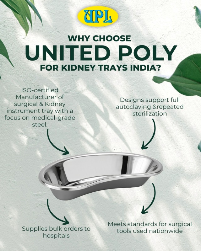 Kidney trays keep instruments separate from used items like swabs or fluids. This separation lowers the chance of contamination... – ****unitedpoly on Tumblr