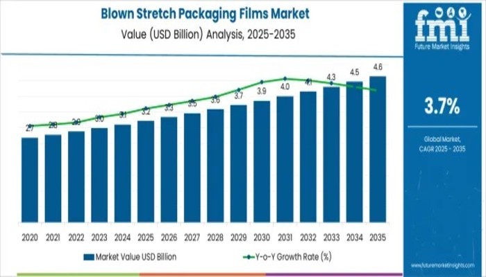 Blown Stretch Packaging Films Market Poised for Steady Expansion, Reaching USD 4.6 Billion by 2035 – FMIBlog