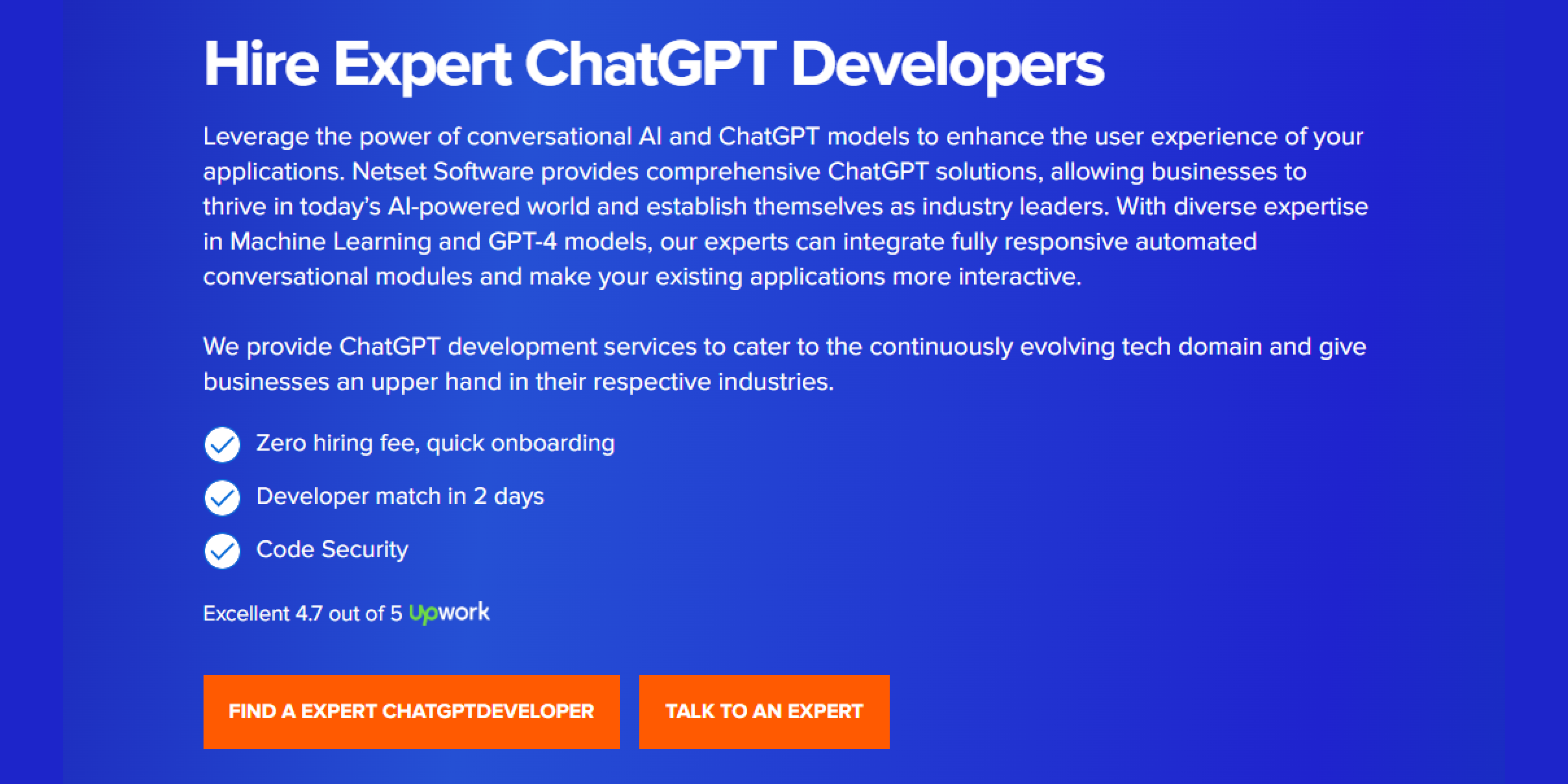 Chatgpt development company | Netset Software