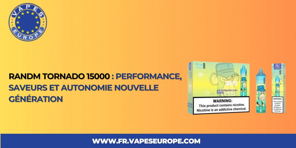 RandM Tornado 15000 : Performance, Saveurs et Autonomie Nouvelle Génération