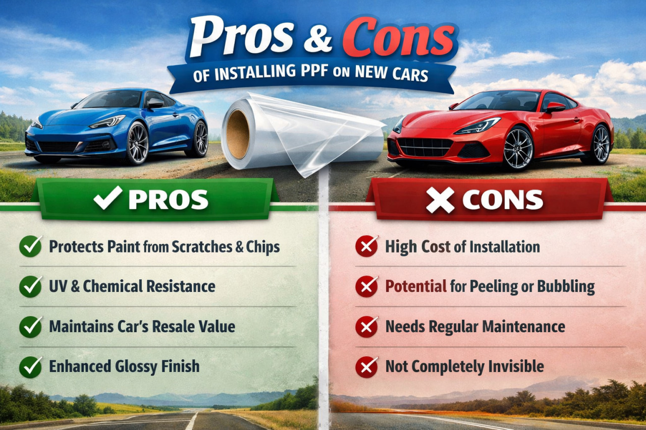 Paint Protection Film | Ultraguard India — Pros and Cons of Installing PPF on New Cars