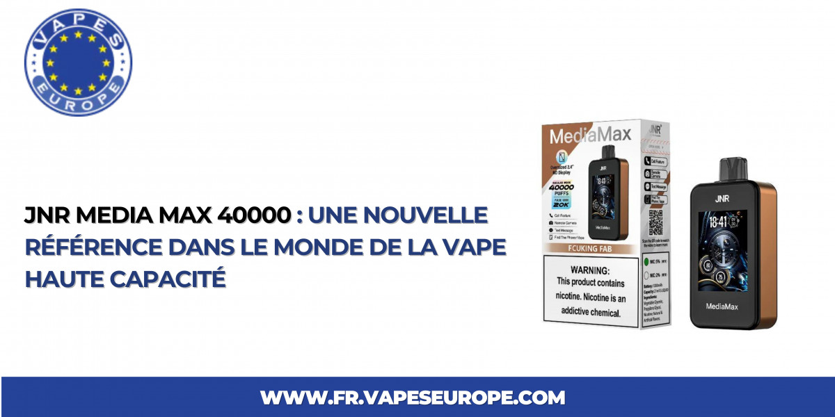 JNR Media Max 40000 : Une nouvelle référence dans le monde de la vape haute capacité