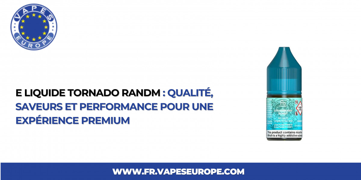 E Liquide Tornado RandM : Qualité, Saveurs et Performance pour une Expérience Premium